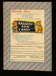 Back Cover Raggedy Ann and Andy 2