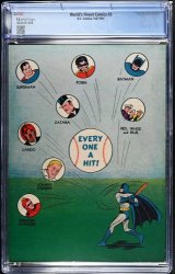 Back Cover World's Finest Comics 3