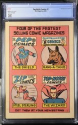 Back Cover Top Notch Comics 7