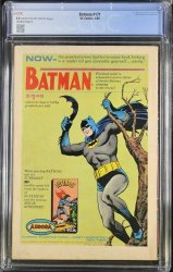 Back Cover Batman 171