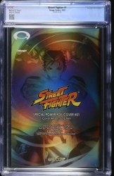 Back Cover Street Fighter 1