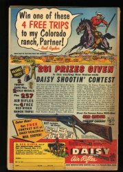 Back Cover Detective Comics 182