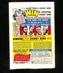 Back Cover Adventure Comics 274