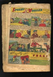 Back Cover Captain Aero Comics 25