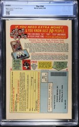 Back Cover Thor 168