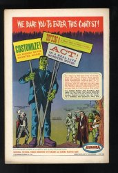 Back Cover Detective Comics 325