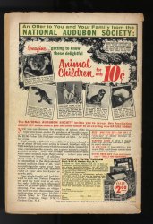 Back Cover Adventure Comics 260