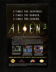 Back Cover Alien 3 3
