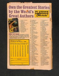 Back Cover Classics Illustrated 3