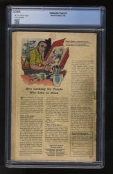 Back Cover Fantastic Four 5