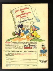 Back Cover Walt Disney's Comics And Stories 107