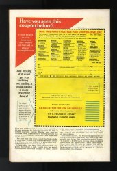 Back Cover Incredible Hulk 181